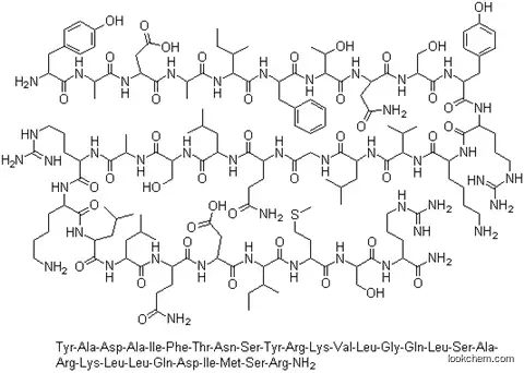 Molecular Structure of 86168-78-7 (Sermorelin)